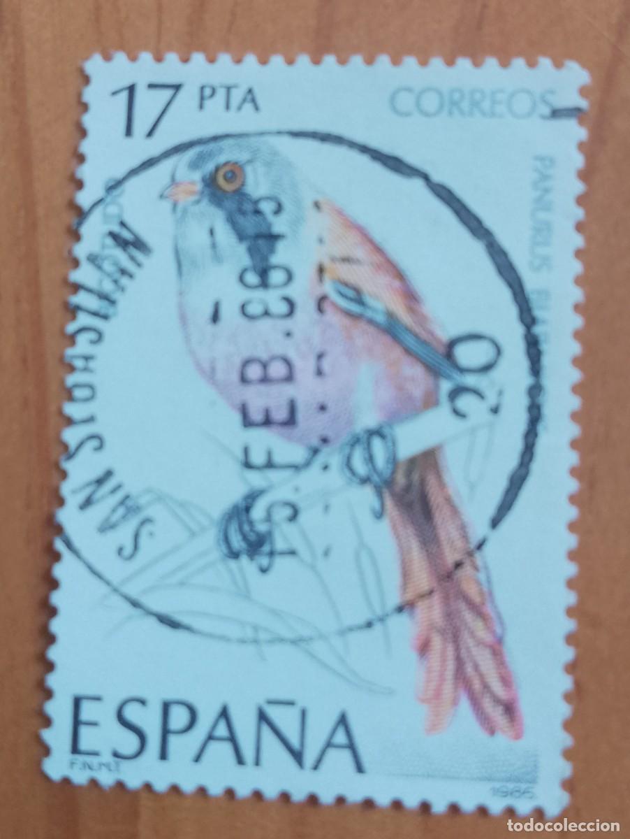 Sellos: ESPA&Ntilde;A, A&Ntilde;O 1985, EDIFIL 2723 - BIGOTUDO, P&Aacute;JARO - MATASELLO IDENTIFICATIVO: 15 FEB 86 SAN SEBASTIAN