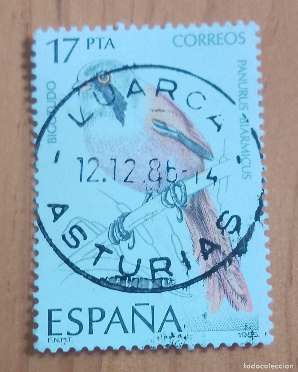Sellos: ESPA&Ntilde;A, A&Ntilde;O 1985, EDIFIL 2723 - BIGOTUDO, P&Aacute;JARO -MATASELLO IDENTIFICATIVO: 12.12.86 LUARCA ASTURIAS
