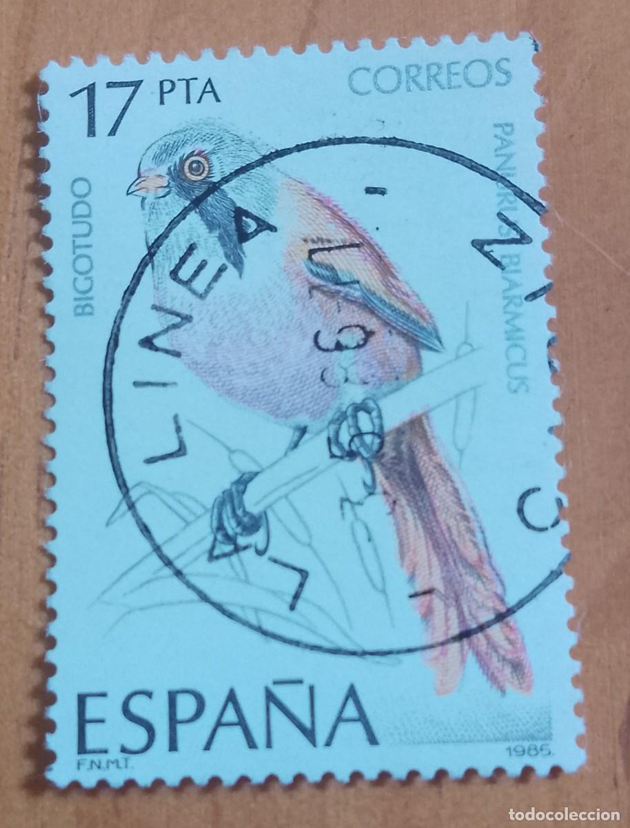 Sellos: ESPA&Ntilde;A, A&Ntilde;O 1985, EDIFIL 2723 - BIGOTUDO, P&Aacute;JARO -MATASELLO IDENTIFICATIVO: 3.5.86 LA LINEA, C&Aacute;DIZ