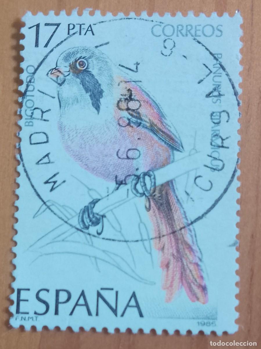 Sellos: ESPA&Ntilde;A, A&Ntilde;O 1985, EDIFIL 2723 - BIGOTUDO, P&Aacute;JARO -MATASELLO IDENTIFICATIVO: 5.6.86 SUCURSAL 8 MADRID