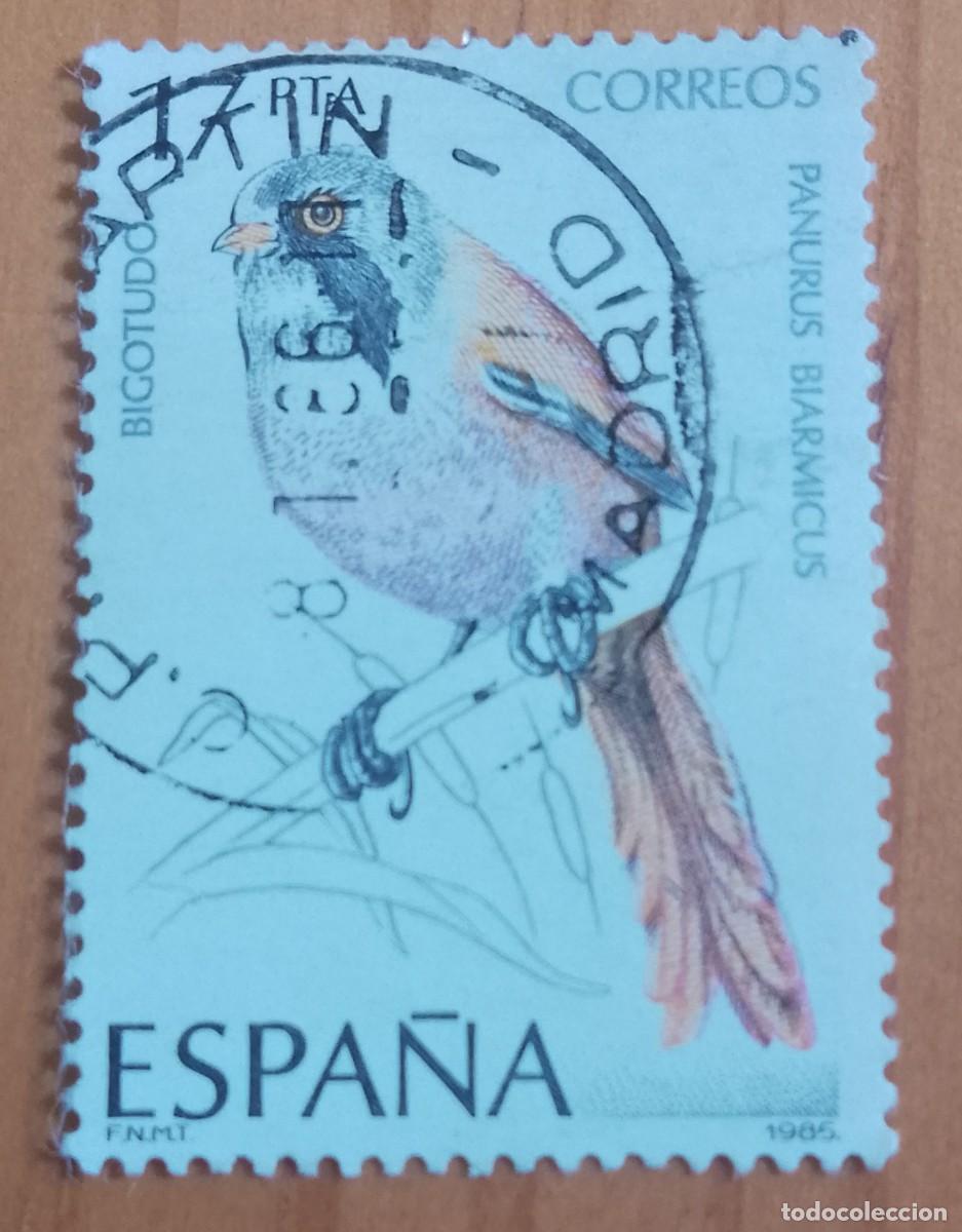 Sellos: ESPA&Ntilde;A, A&Ntilde;O 1985, EDIFIL 2723 - BIGOTUDO, P&Aacute;JARO -MATASELLO IDENTIFICATIVO: 8.1.86 MADRID