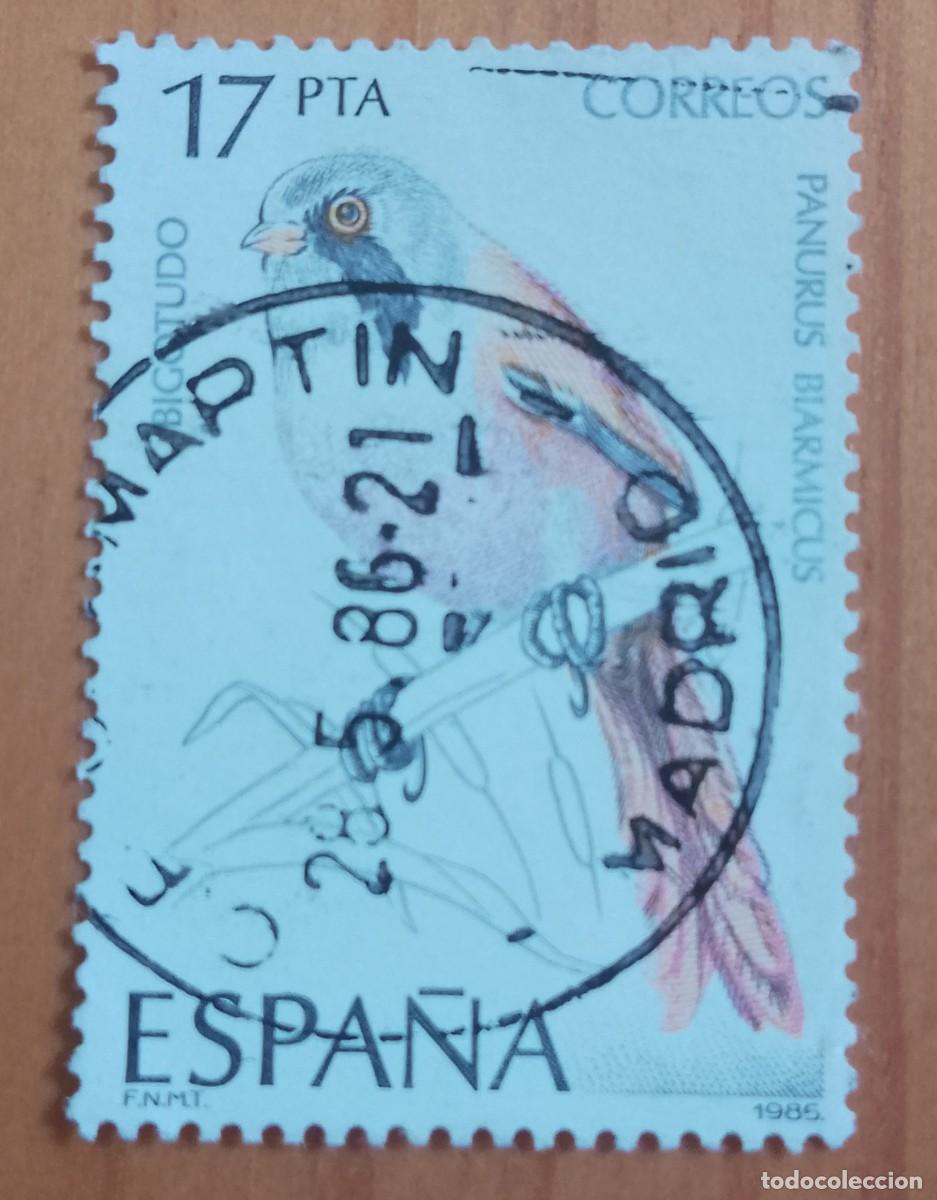 Sellos: ESPA&Ntilde;A, A&Ntilde;O 1985, EDIFIL 2723 - BIGOTUDO, P&Aacute;JARO -MATASELLO IDENTIFICATIVO: 28.5.86 MADRID