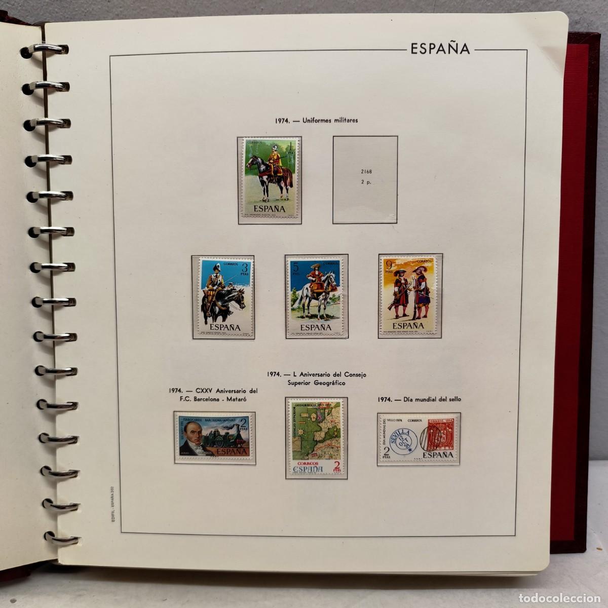 Sellos: COLECCION DE SELLOS ESPA&Ntilde;A - 1974 A 1976 - HOJAS EDIFIL NUEVOS - CON HOJAS / 420 (1)