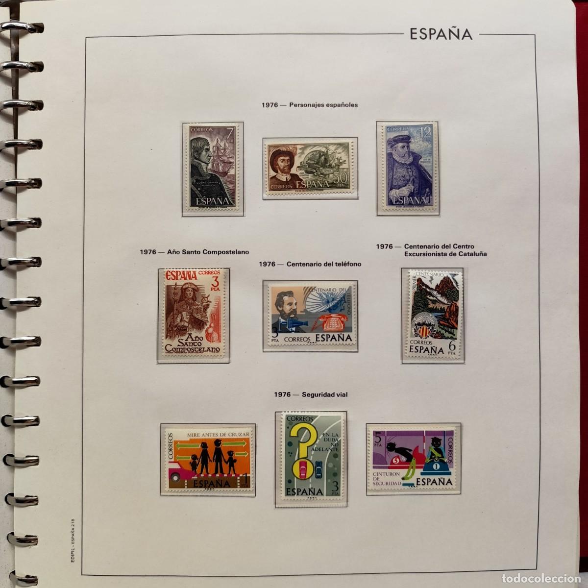 Sellos: COLECCION DE SELLOS ESPA&Ntilde;A - 1976 A 1979 - HOJAS EDIFIL NUEVOS - CON HOJAS - VER FOTOS / 421 (1)
