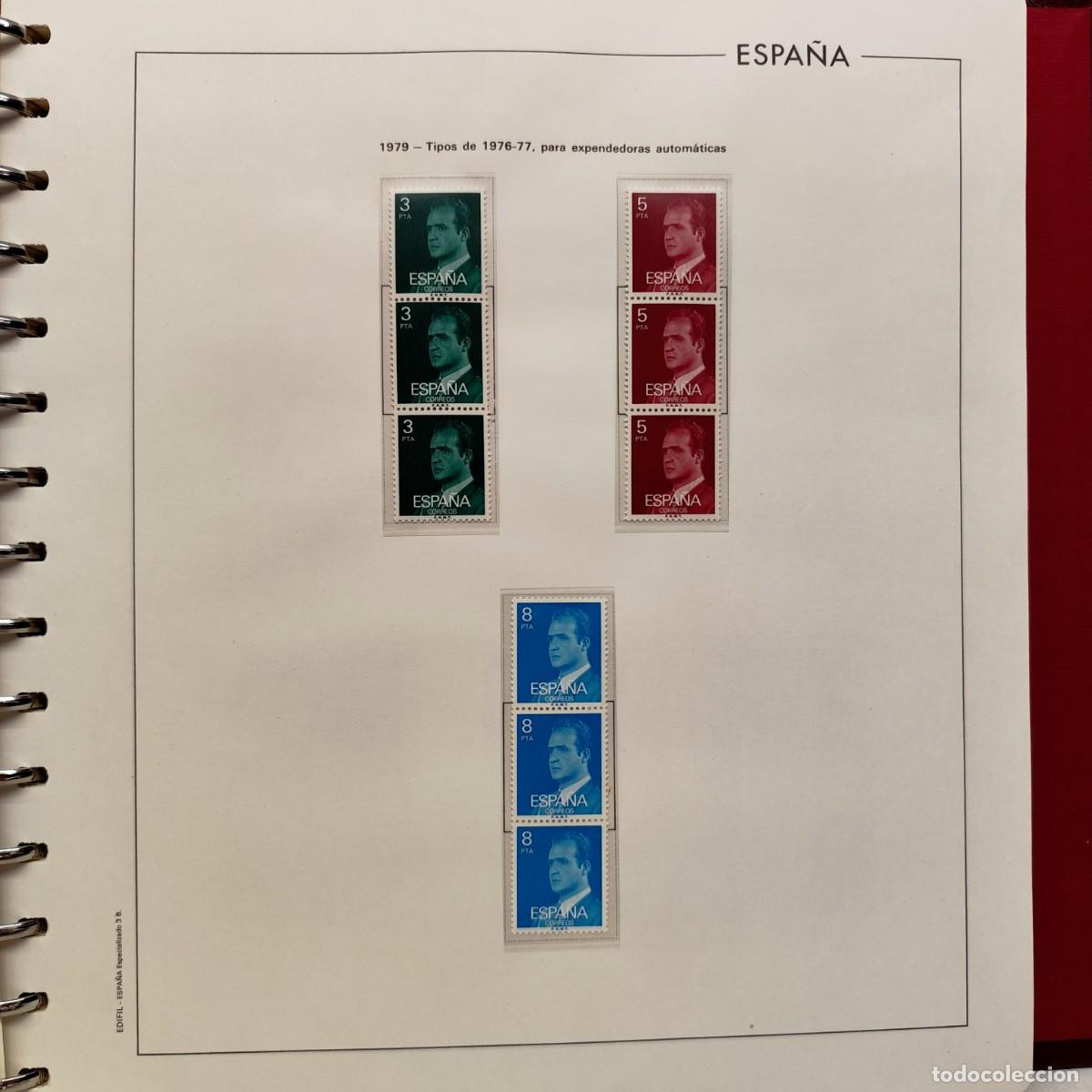 Sellos: COLECCION DE SELLOS ESPA&Ntilde;A - 1979 A 1982 - HOJAS EDIFIL NUEVOS - CON HOJAS - VER FOTOS / 421 (2)