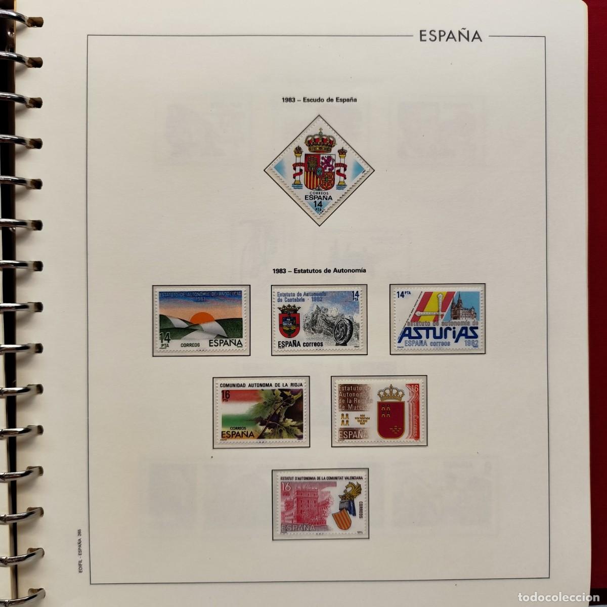 Sellos: COLECCION DE SELLOS ESPA&Ntilde;A - 1983 A 1986 - HOJAS EDIFIL NUEVOS - CON HOJAS - VER FOTOS / 421 (3)