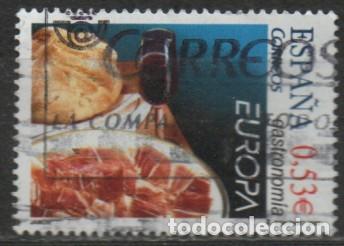 Sellos: EDIFIL 4159, EUROPA 2005, GASTRONOMIA: JAMON, USADO