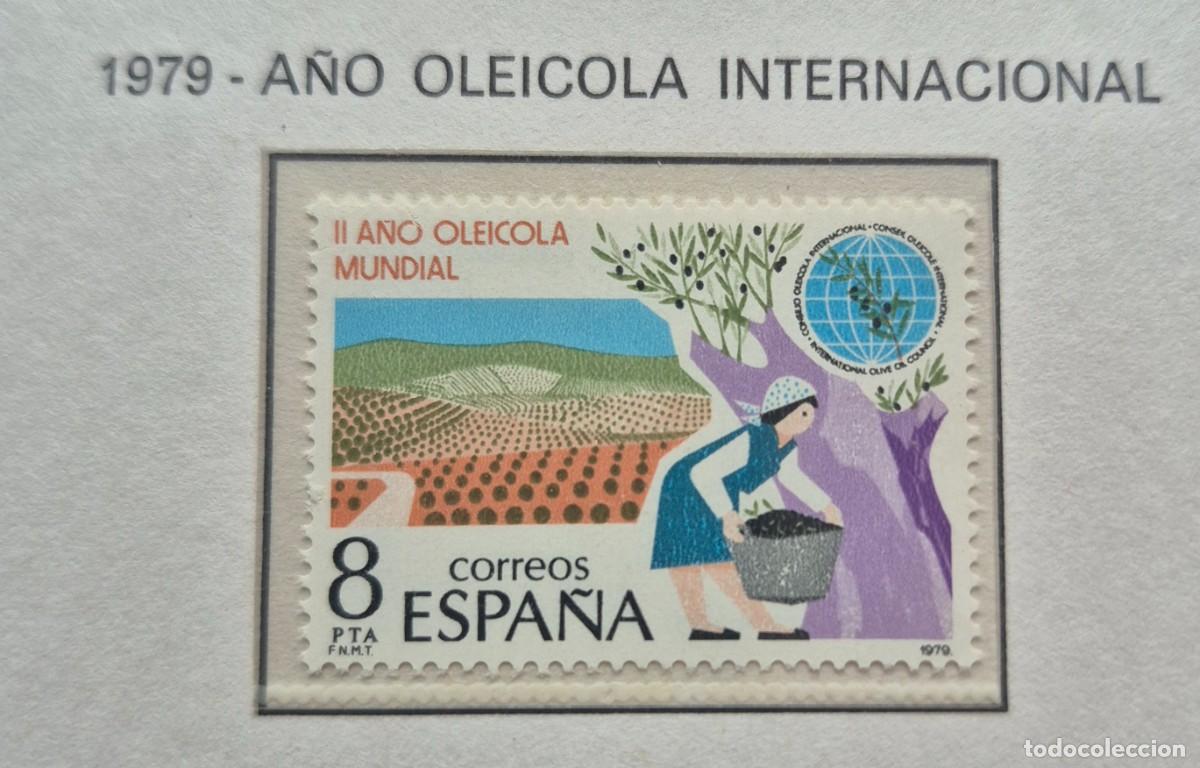 Sellos: A&ntilde;o 1979 - Edifil N 2557** - A&ntilde;o Ole&iacute;cola - Nuevo sin fijasello - Se env&iacute;a el de la imagen