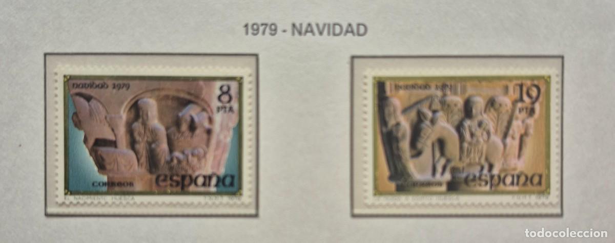 Sellos: A&ntilde;o 1979 - Edifil N 2550/2551** - Navidad - Nuevo sin fijasello - Se env&iacute;a el de la imagen