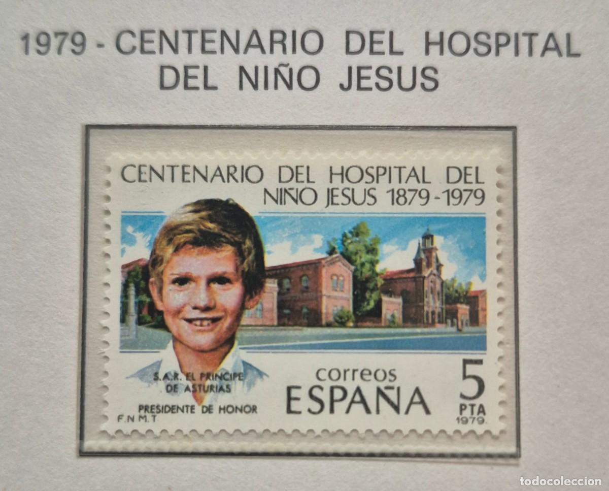 Sellos: A&ntilde;o 1979 - Edifil N 2548** - Hospital ni&ntilde;o Jes&uacute;s - Nuevo sin fijasello - Se env&iacute;a el de la imagen