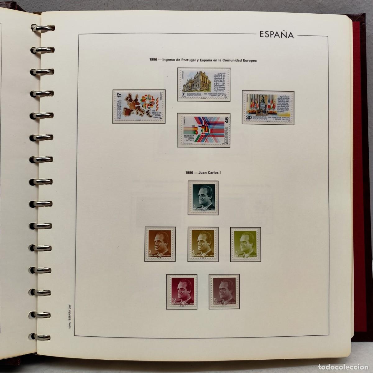 Stamps: COLECCION DE SELLOS ESPA&Ntilde;A - 1986 A 1987 - HOJAS EDIFIL NUEVOS - CON HOJAS - VER FOTOS / 423 (1)
