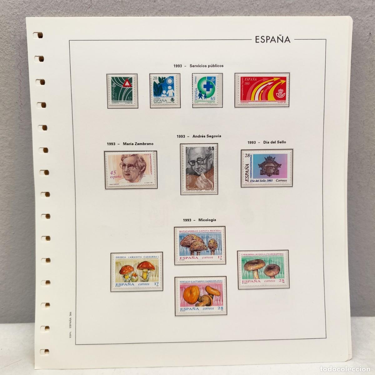 Francobolli: COLECCION DE SELLOS ESPA&Ntilde;A - 1993 A 1994 - HOJAS EDIFIL NUEVOS - CON HOJAS - VER FOTOS / 428 (1)