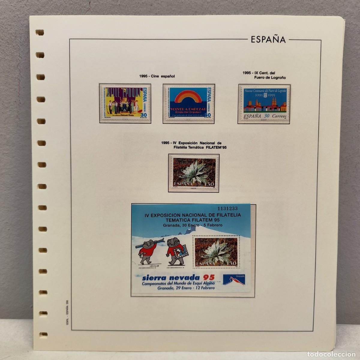 Sellos: COLECCION DE SELLOS ESPA&Ntilde;A - 1995 A 1996 - HOJAS EDIFIL NUEVOS - CON HOJAS - VER FOTOS / 428 (2)