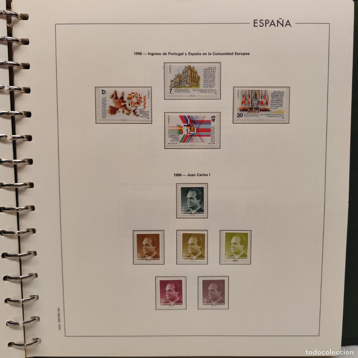 Sellos: COLECCION DE SELLOS ESPA&Ntilde;A - 1986 A 1987 - HOJAS EDIFIL NUEVOS - CON HOJAS - VER FOTOS / 429 (2)