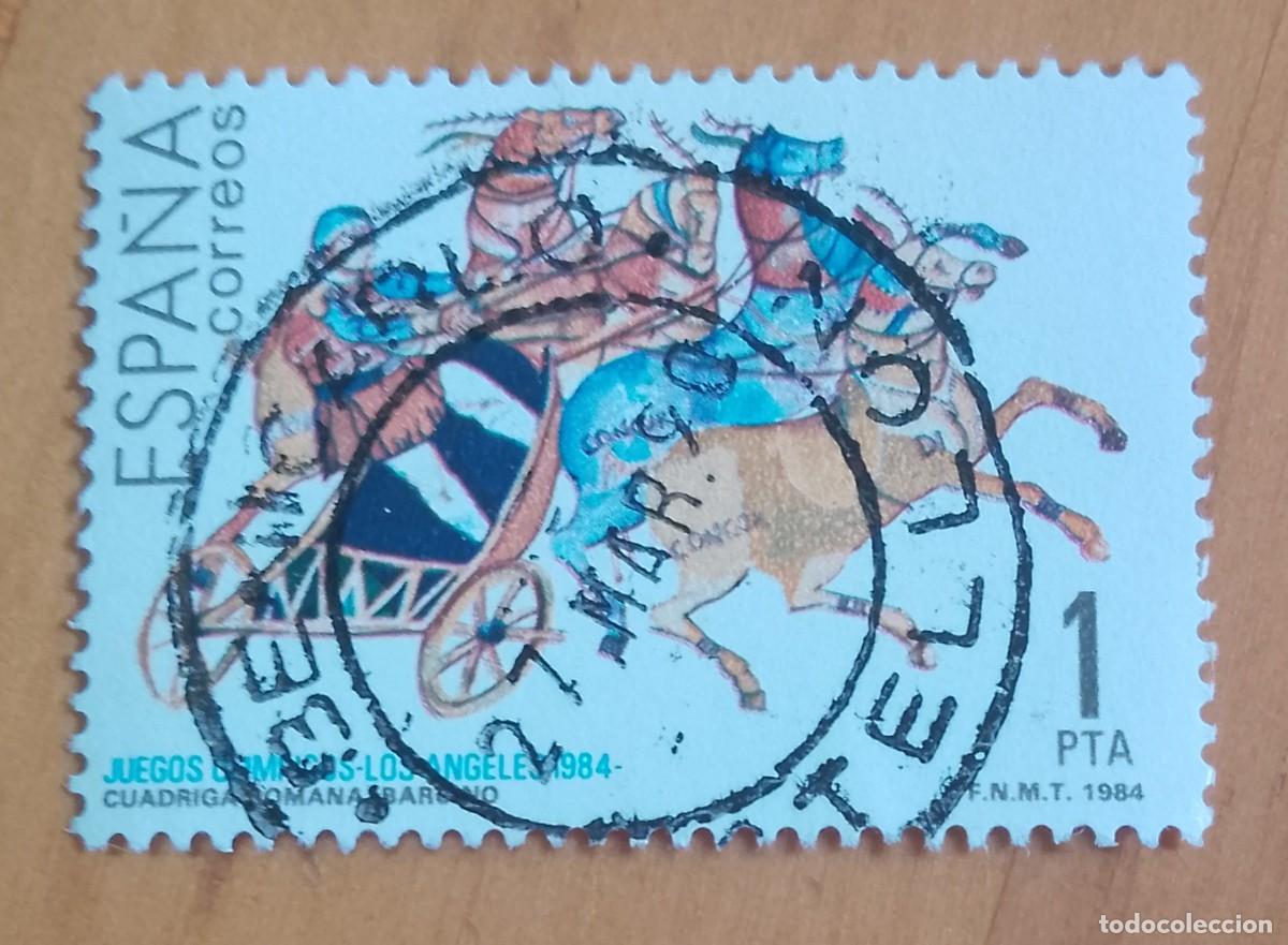 Sellos: ESPA&Ntilde;A, A&Ntilde;O 1984, EDIFIL 2768, 1 PTA, CU&Aacute;DRIGA ROMANA, MAT. IDENT..: 23 ENE 81 BENICARL&Oacute;, CASTELL&Oacute;N