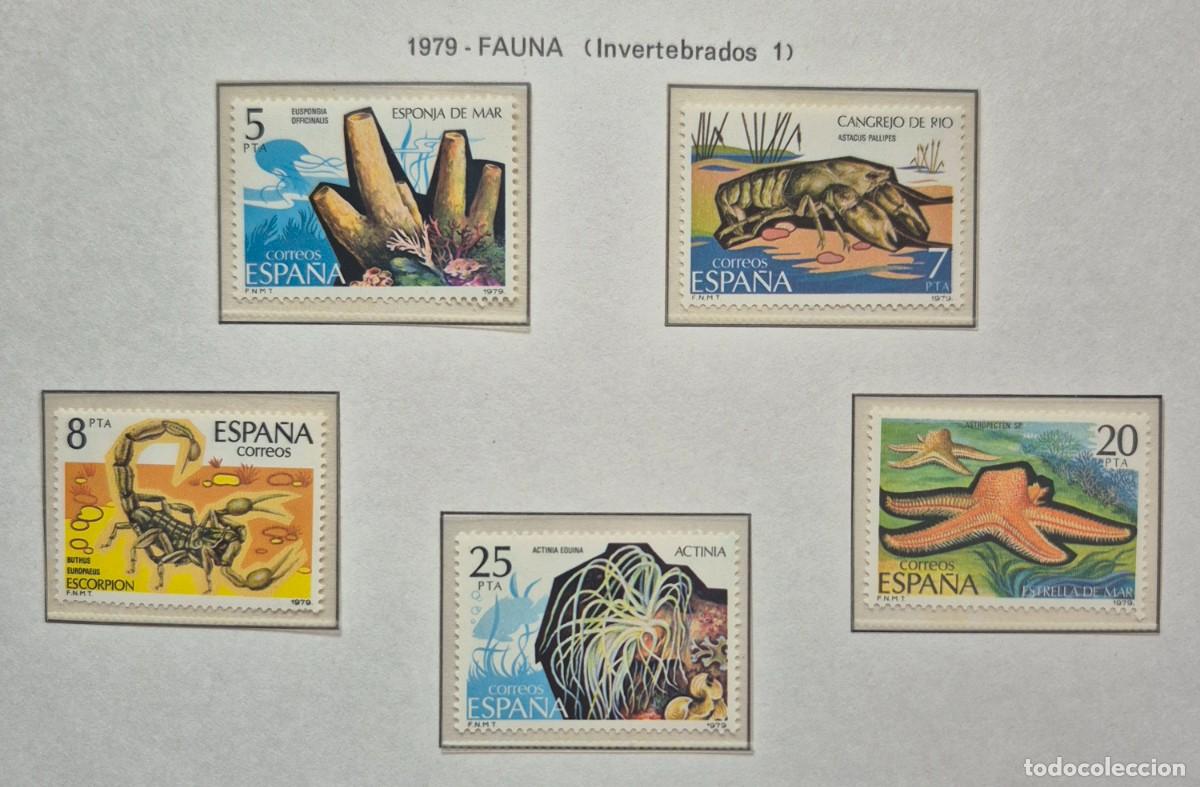 Sellos: A&ntilde;o 1979 - Edifil N 2531/2535**- Fauna - Nuevo sin fijasello - Se env&iacute;a el de la imagen