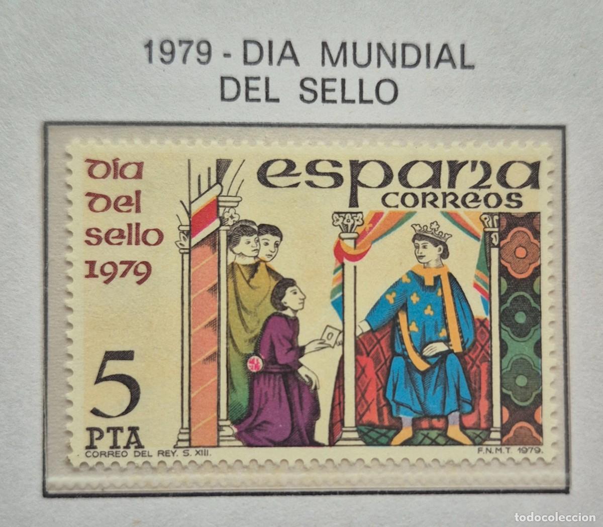 Sellos: A&ntilde;o 1979 - Edifil N 2526**- Dia del sello - Nuevo sin fijasello - Se env&iacute;a el de la imagen