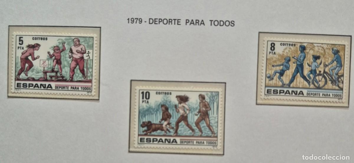Sellos: A&ntilde;o 1979-Edifil N 2516/2518** - Deportes para todos - Nuevo sin fijasello - Se env&iacute;a el de la imagen