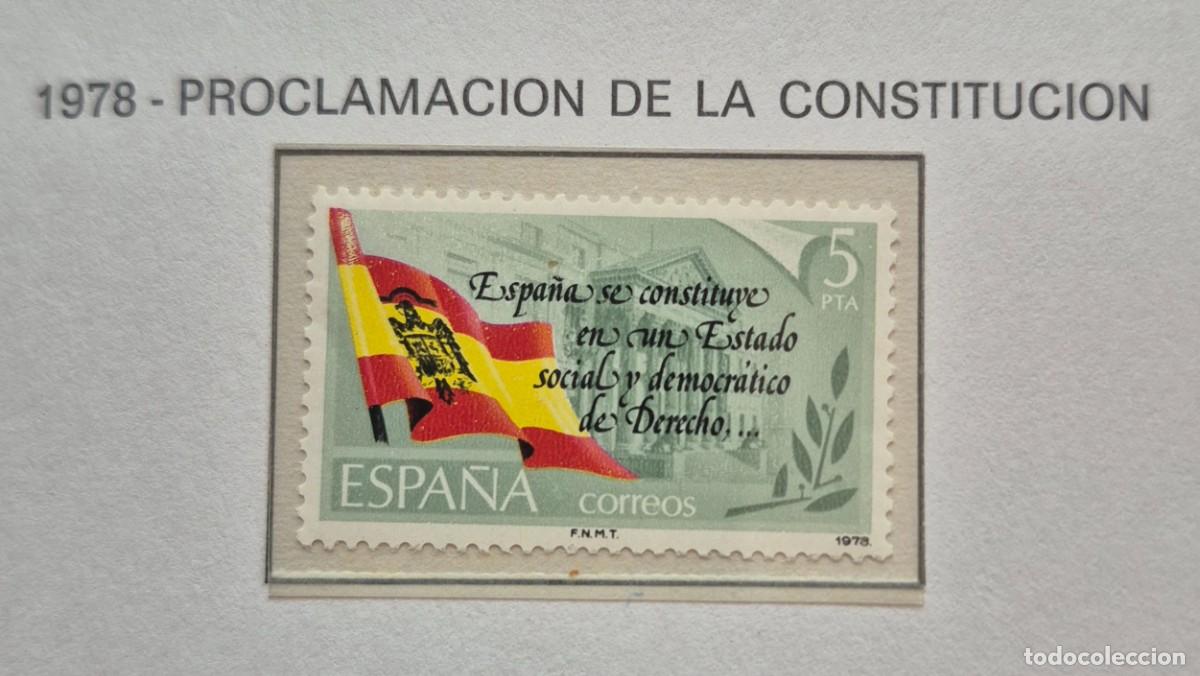 Sellos: A&ntilde;o 1978 - Edifil N 2507** - Constituci&oacute;n Espa&ntilde;ola - Nuevo sin fijasello - Se env&iacute;a el de la imagen