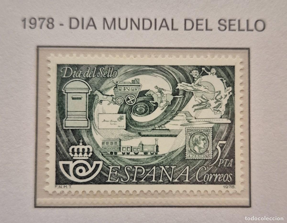 Sellos: A&ntilde;o 1978 - Edifil N 2480** - Dia del sello - Nuevo sin fijasello - Se env&iacute;a el de la imagen