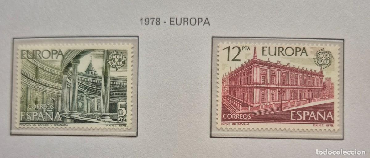 Sellos: A&ntilde;o 1978 - Edifil N 2474/2475**- Europa-CEPT - Nuevo sin fijasello - Se env&iacute;a el de la imagen