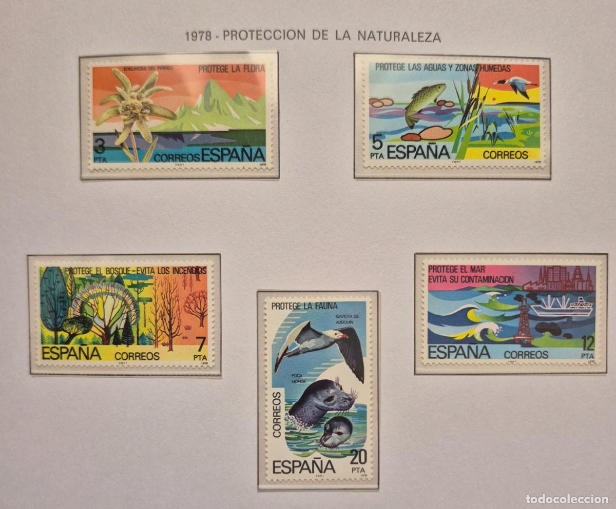 Sellos: A&ntilde;o 1978-Edifil N 2469/2473**-Protecci&oacute;n naturaleza - Nuevo sin fijasello - Se env&iacute;a el de la imagen