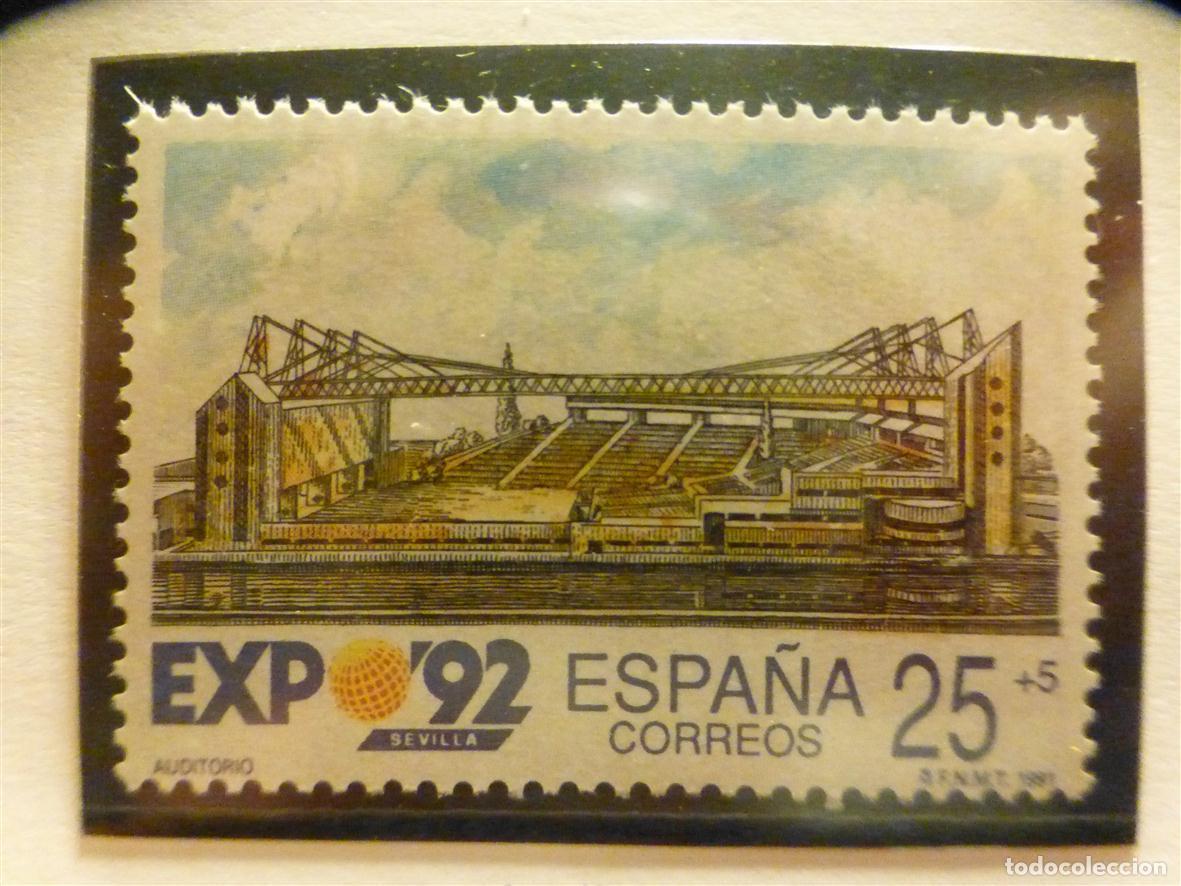 Sellos: Sello Correos Espa&ntilde;a - Edifil 3101 - A&ntilde;o 1991 - Expo Sevilla 1992 - 25 + 5 Pts.