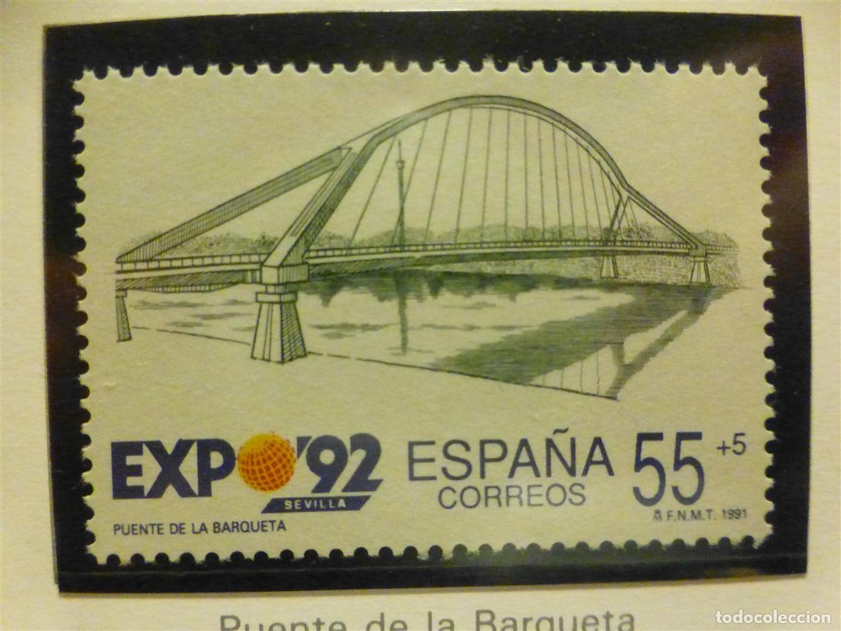 Sellos: Sello Correos Espa&ntilde;a - Edifil 3103 - A&ntilde;o 1991 - Expo Sevilla 1992 - 55 + 5 Pts.