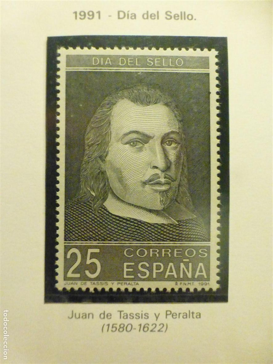 Timbres: Sello Correos Espa&ntilde;a - Edifil 3110 - A&ntilde;o 1991 - Conde de Villamediana - 25 Pts.