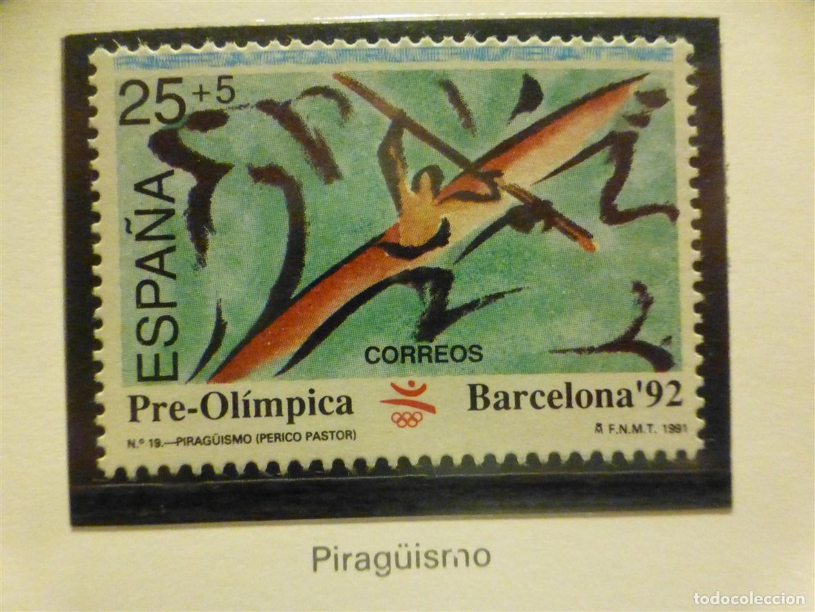 Timbres: Sello Correos Espa&ntilde;a - Edifil 3105 - A&ntilde;o 1991 - Barcelona 92 - 25+5 Pts.
