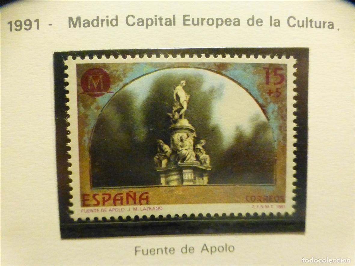 Timbres: Sello Correos Espa&ntilde;a - Edifil 3122 - A&ntilde;o 1991 - Madrid Capital Cultura - 15 + 5 Pts.