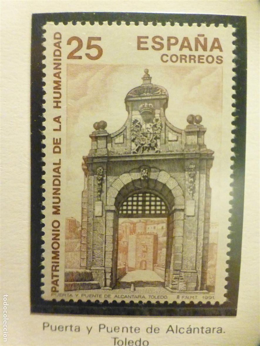 Sellos: Sello Correos Espa&ntilde;a - Edifil 3147 - A&ntilde;o 1991 - Patrimonio Mundial Humanidad - 25 Pts.