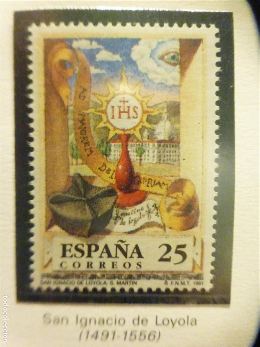 Sellos: Sello Correos Espa&ntilde;a - Edifil 3120 - A&ntilde;o 1991 - San Ignacio de Loyola - 25 Pts.