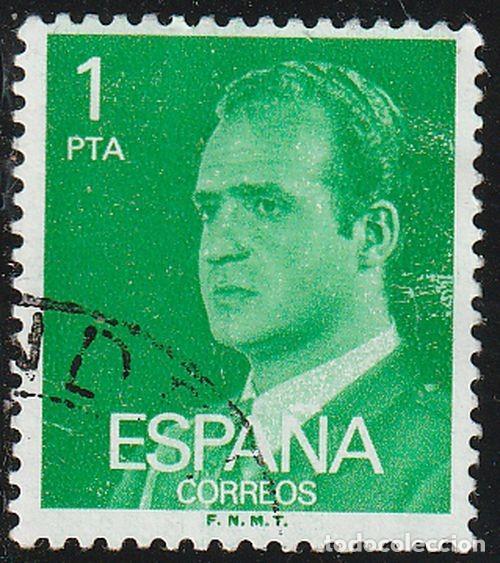 Sellos: Espa&ntilde;a 1977 Edifil 2390 Sello &ordm; Personajes Retrato Rey Juan Carlos I Michel 2281x Yvert 2034 Spain