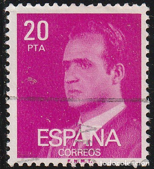 Sellos: Espa&ntilde;a 1977 Edifil 2396 Sello &ordm; Personajes Retrato Rey Juan Carlos I Michel 2309x Yvert 2061 Spain