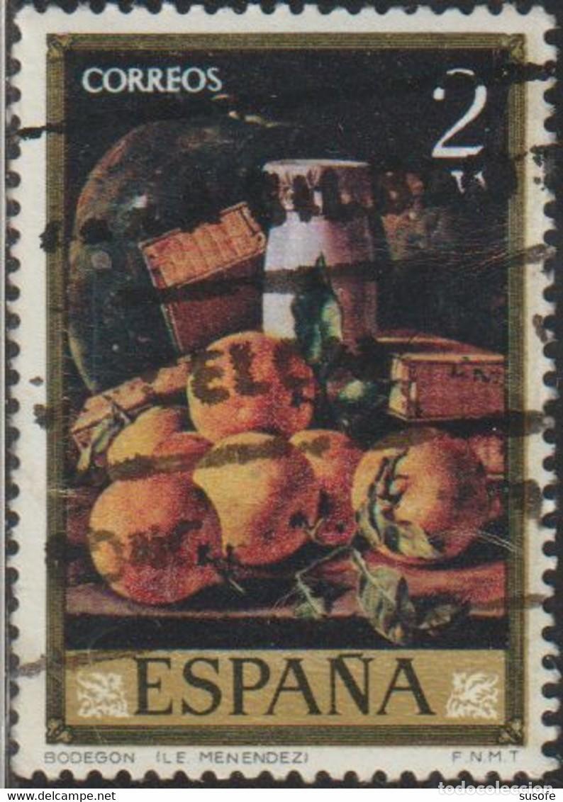 Sellos: Espa&ntilde;a 1976 Edifil 2361 Sello &ordm; Dia del Sello Pintor Luis Eugenio Menendez Bodegon Michel 2254