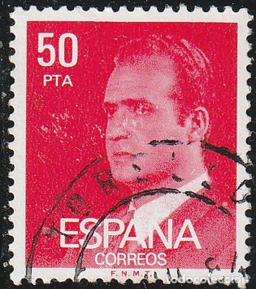 Sellos: Espa&ntilde;a 1981 Edifil 2601 Sello &ordm; D. Juan Carlos I Efigie del Rey Michel 2513x Yvert 2258 Spain Stamps