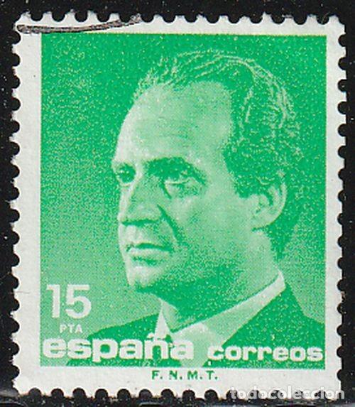 Sellos: Espa&ntilde;a 1989 Edifil 3004 Sello &ordm; D. Juan Carlos I Efigie del Rey 15Pts Michel 2891 Yvert 2626 Spain