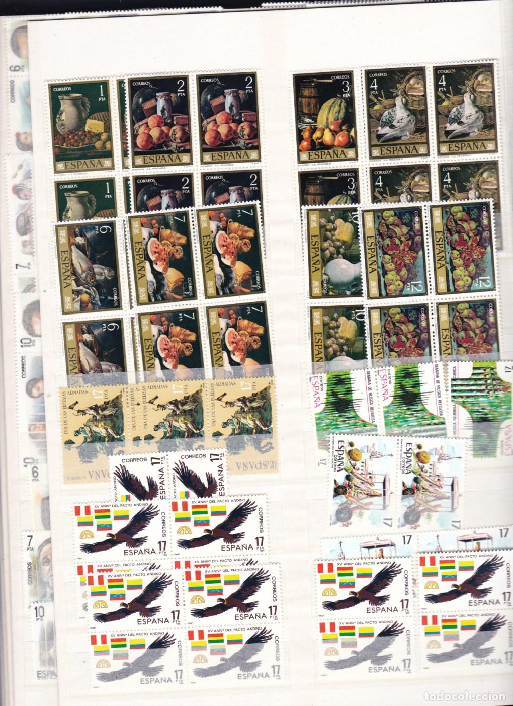 Sellos: Z(42/46)- Lote Series A&ntilde;os 80/90 . ** Sin Fijasellos LUJO. Ver 5 Im&aacute;genes