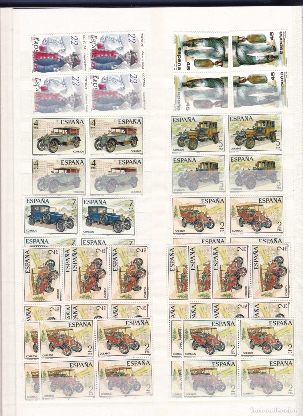 Sellos: Z(32/36)- Lote Series A&ntilde;os 80/90 . ** Sin Fijasellos LUJO. Ver 5 Im&aacute;genes