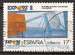 Sellos: ESPA&Ntilde;A 1992 - EXPO'92 SEVILLA - EDIFIL N&ordm; 3175 usado