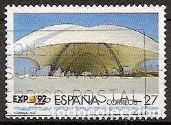 Sellos: ESPA&Ntilde;A 1992 - EXPO'92 SEVILLA - EDIFIL N&ordm; 3185 usado