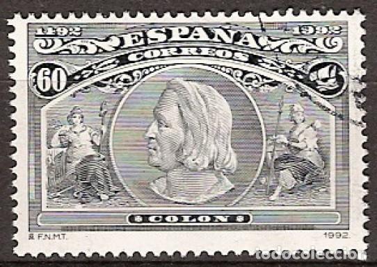 Stamps: ESPA&Ntilde;A 1992 - COLON Y EL DESCUBRIMIENTO - EDIFIL 3204 USADO PROCEDE DE HOJITA BLOQUE