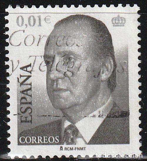 Sellos: Espa&ntilde;a 2002 Edifil 3857 Sello &ordm; Personajes Rey Juan Carlos I Efigie Michel 3704 Yvert 3424 Spain