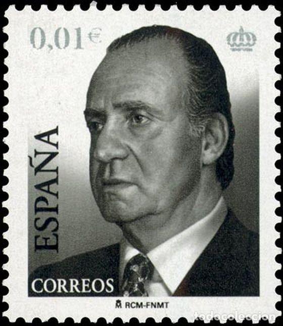 Sellos: Espa&ntilde;a 2002 Edifil 3857 Sello ** Personajes Rey Juan Carlos I Efigie Michel 3704 Yvert 3424 Spain