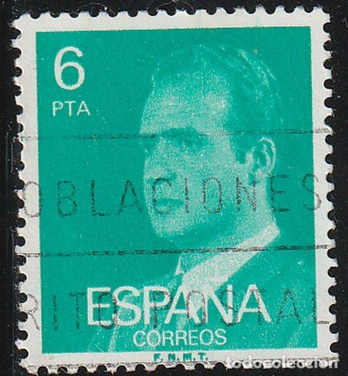 Sellos: Espa&ntilde;a 1977 Edifil 2392 Sello &ordm; Personajes Retrato Rey Juan Carlos I Michel 2305x Yvert 2057 Spain