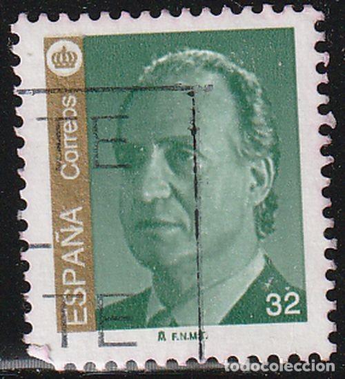 Sellos: Espa&ntilde;a 1997 Edifil 3468 Sello &ordm; Personajes Retrato Rey Juan Carlos I Efigie del Rey Michel 3310