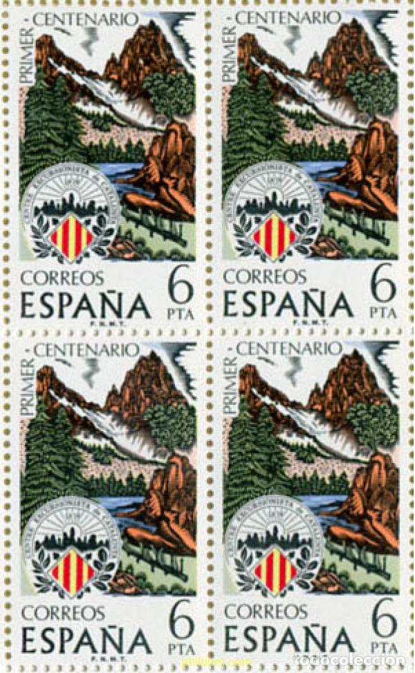 Sellos: 326522 MNH ESPA&Ntilde;A 1976 CENTENARIO DEL CENTRE EXCURSIONISTA DE CATALUNYA