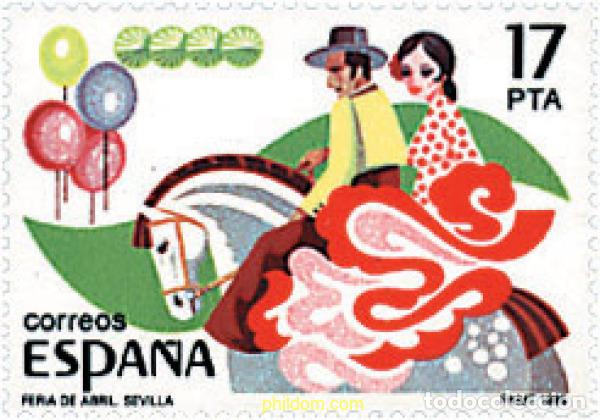 Sellos: 85133 MNH ESPA&Ntilde;A 1985 FIESTAS POPULARES-SEVILLA