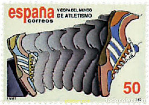 Stamps: 85829 MNH ESPA&Ntilde;A 1989 5 COPA DEL MUNDO DE ATLETISMO EN BARCELONA